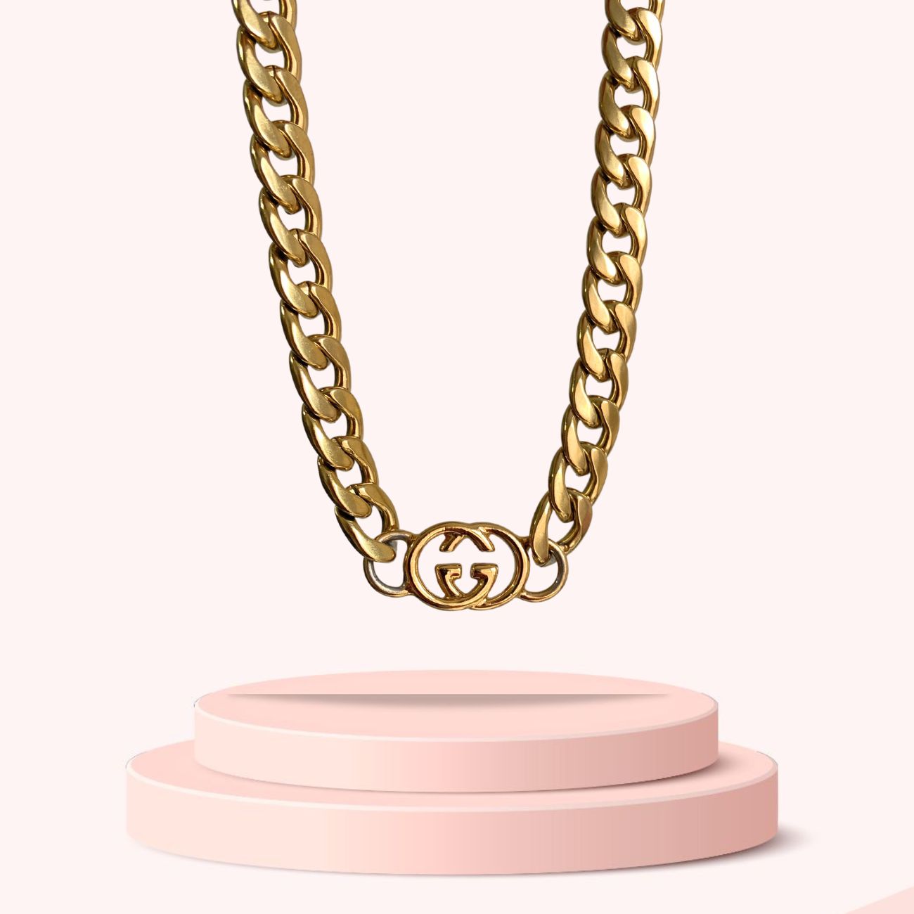 Authentic Gucci Pendant- Repurposed Choker
