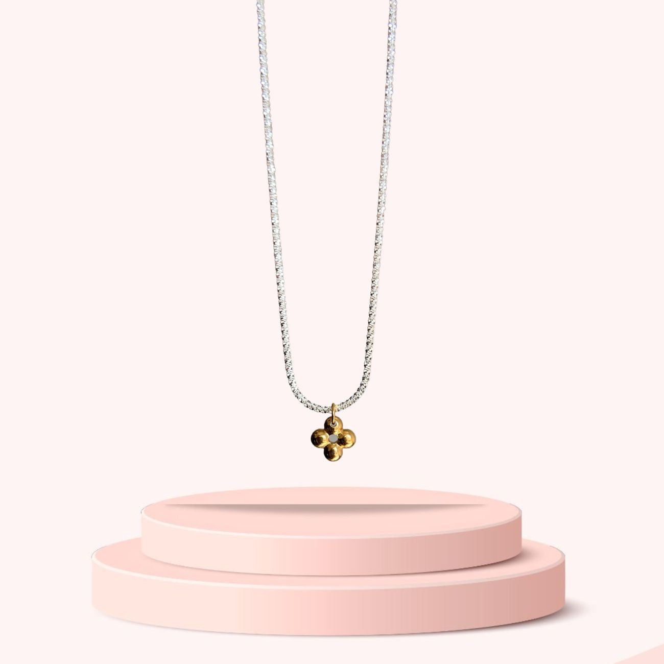 Authentic Louis Vuitton Blooming Pendant- Reworked Necklace