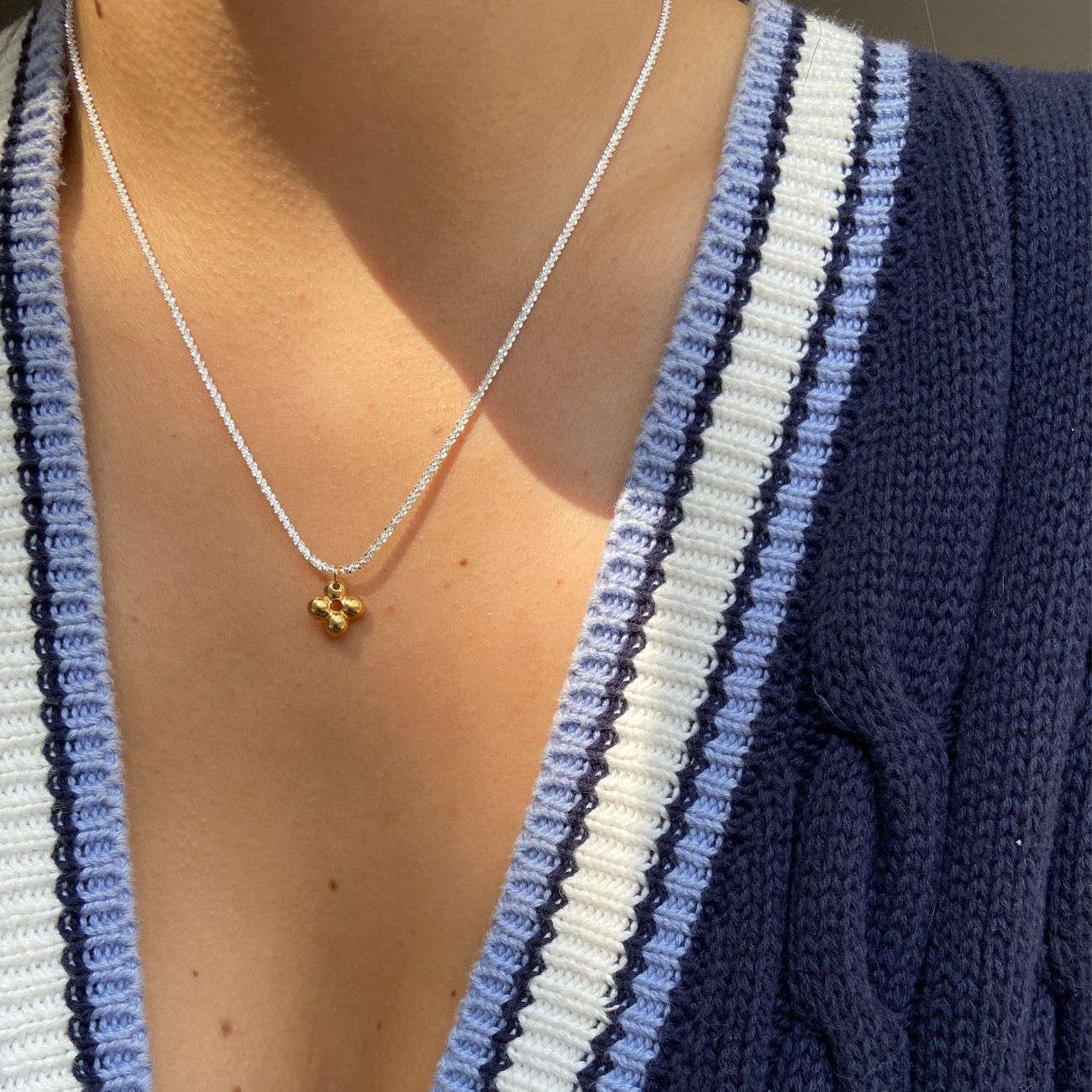 Authentic Louis Vuitton Blooming Pendant- Reworked Necklace