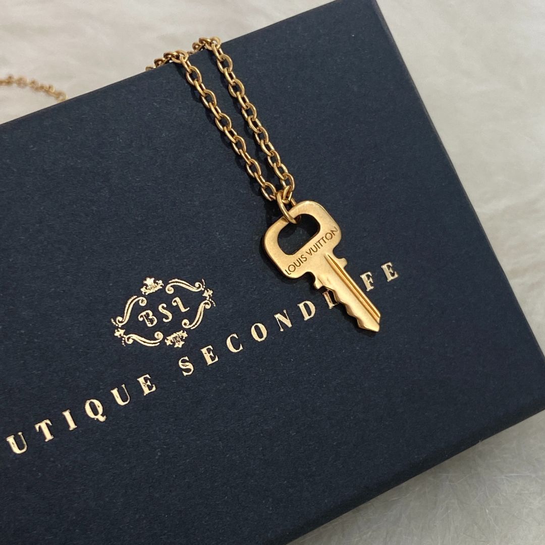 Authentic Louis Vuitton Key Pendant- Dainty Necklace