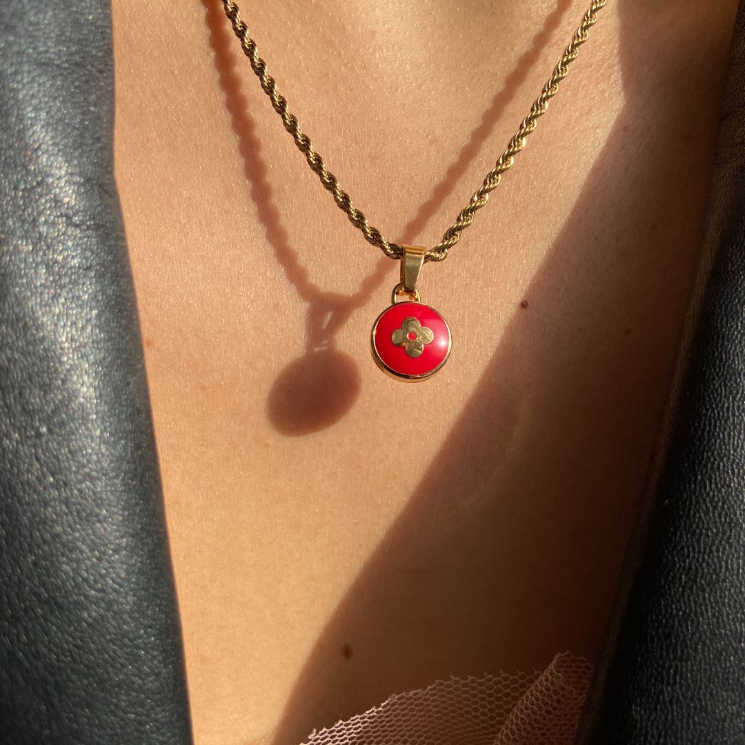 Authentic Louis Vuitton Pendant Pastilles Roses