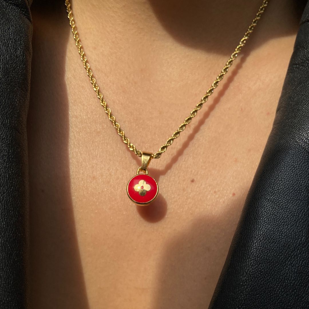 Authentic Louis Vuitton Pendant Pastilles Roses