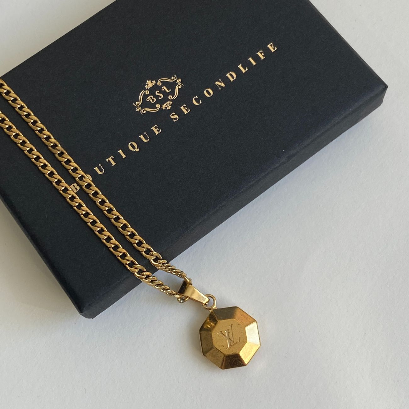 Authentic Louis Vuitton Pendant-Repurpose Necklace