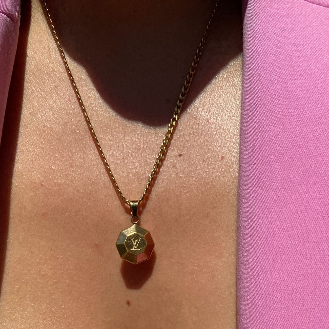 Authentic Louis Vuitton Pendant-Repurpose Necklace