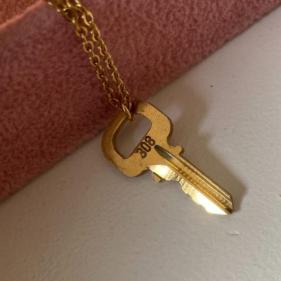 Authentic Louis Vuitton Spare Key Pendant- Necklace