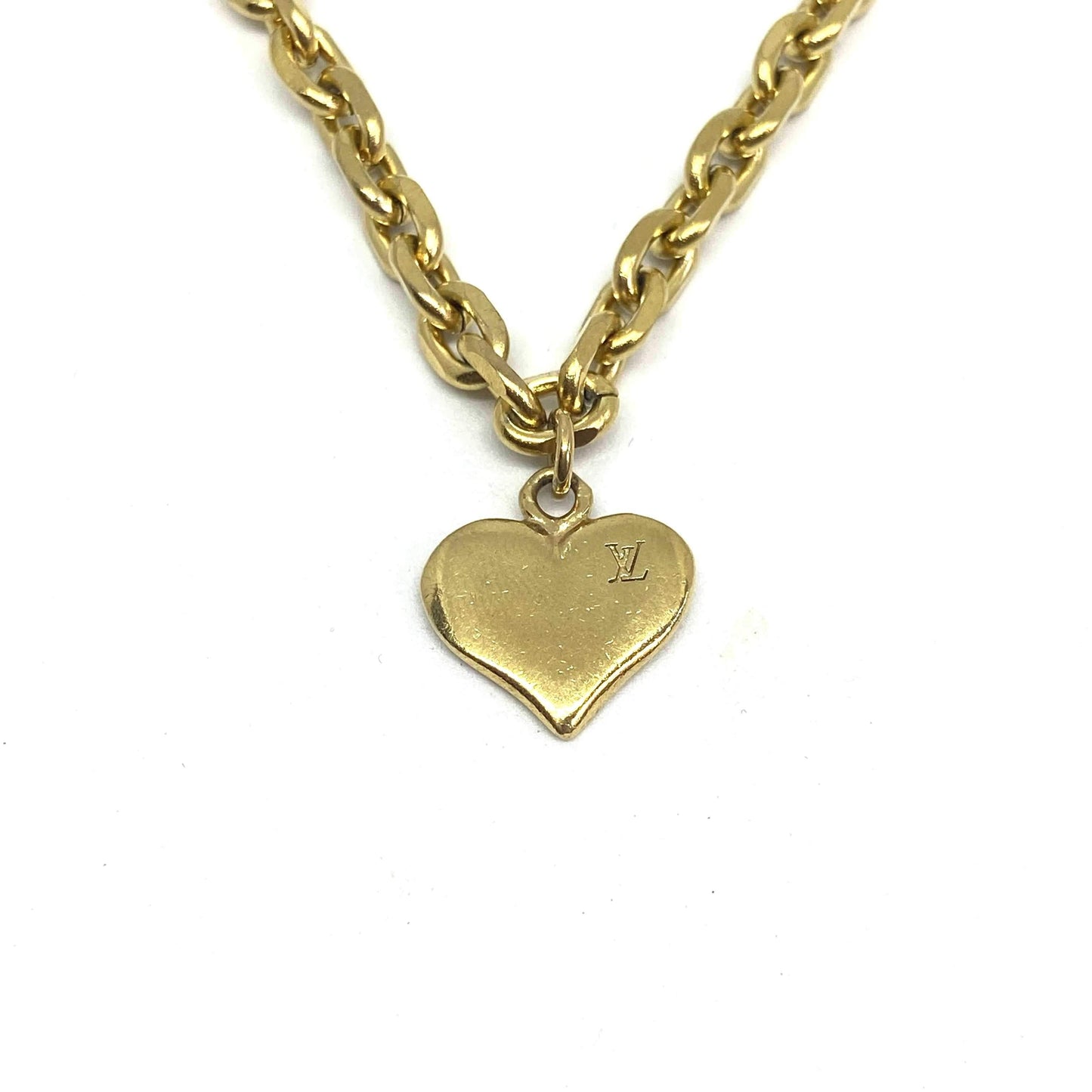 Authentic Louis Vuitton Heart Pendant Reworked Pendant