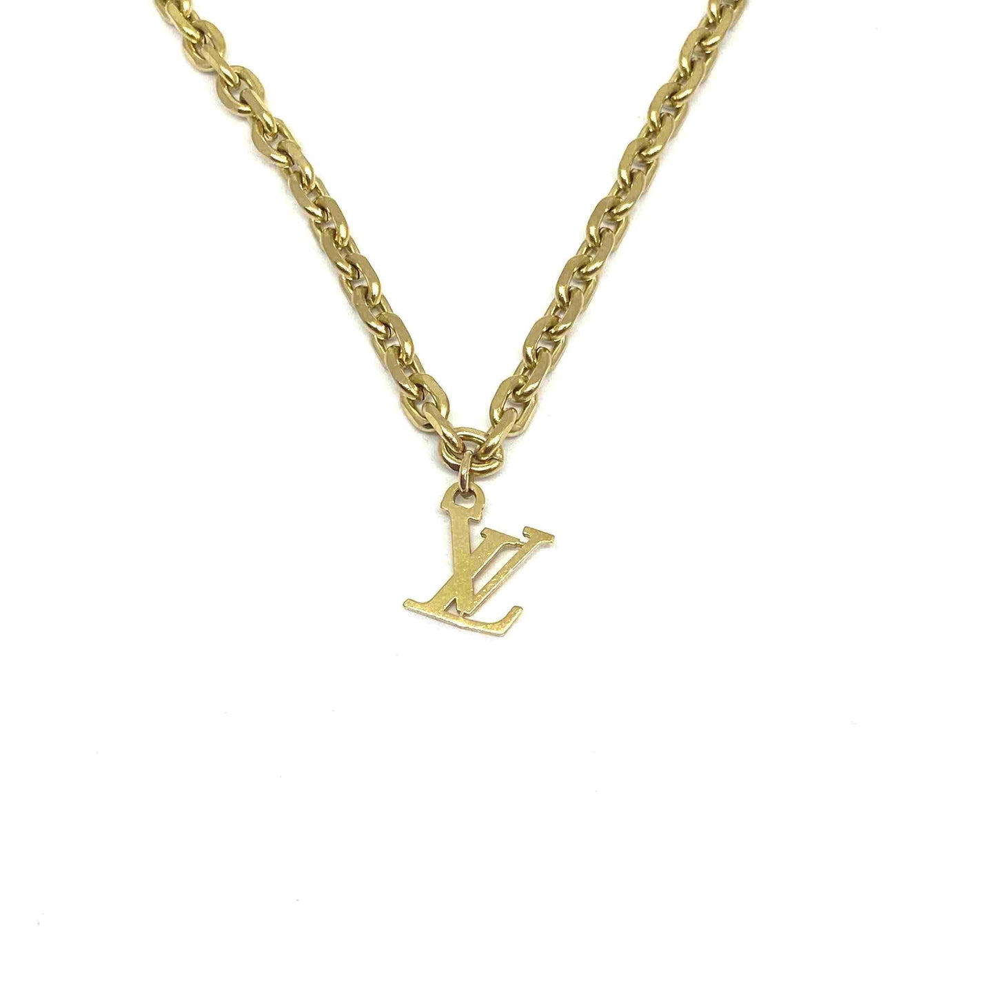 Authentic Louis Vuitton Logo Pendant Reworked Pendant