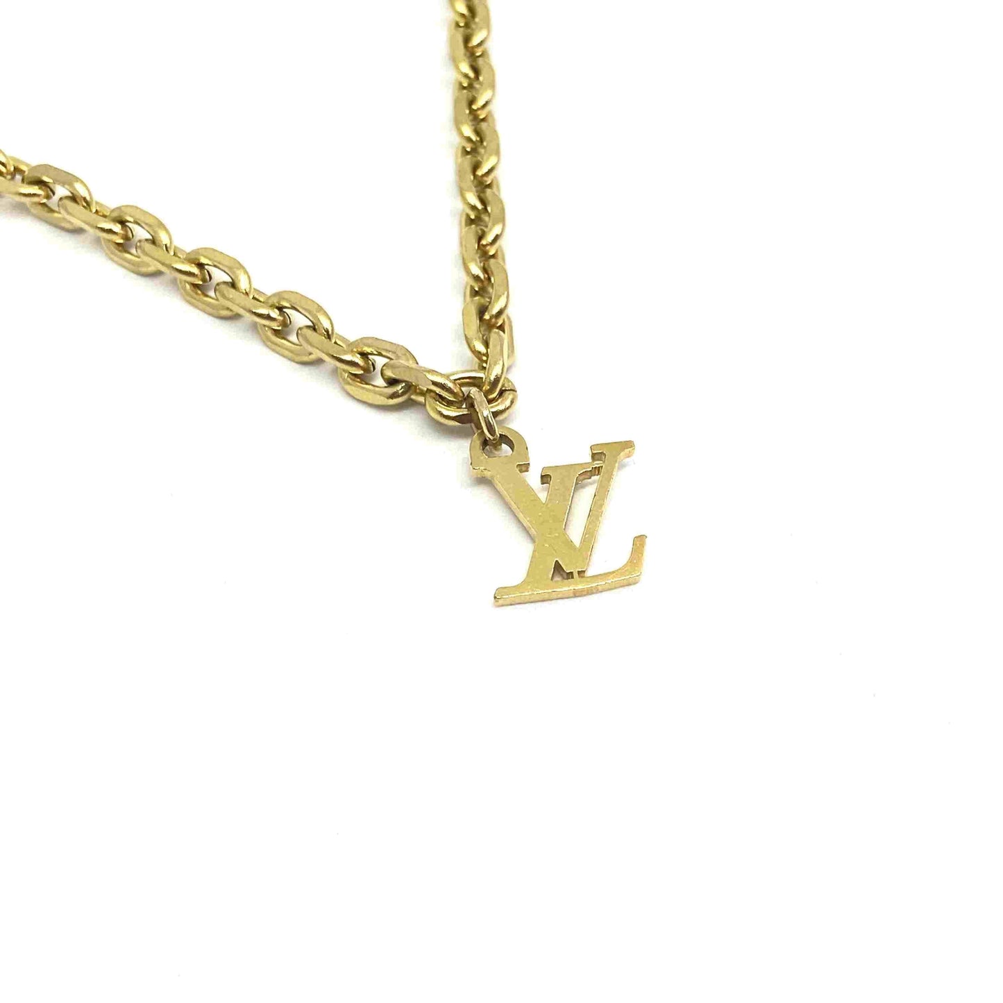 Authentic Louis Vuitton Logo Pendant Reworked Pendant