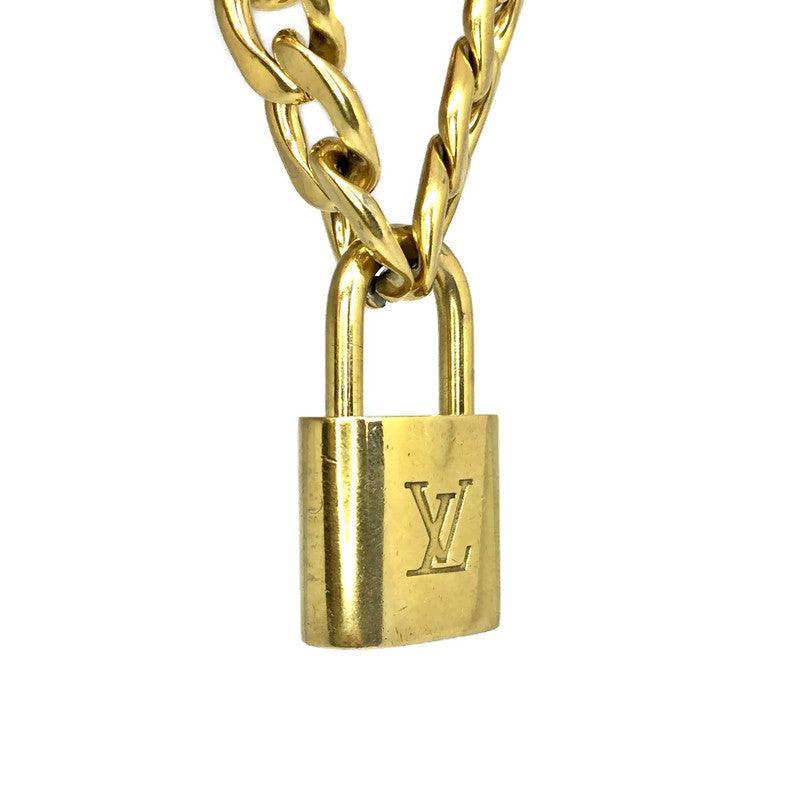 Louis Vuitton Padlock with Chunky Chain Necklace
