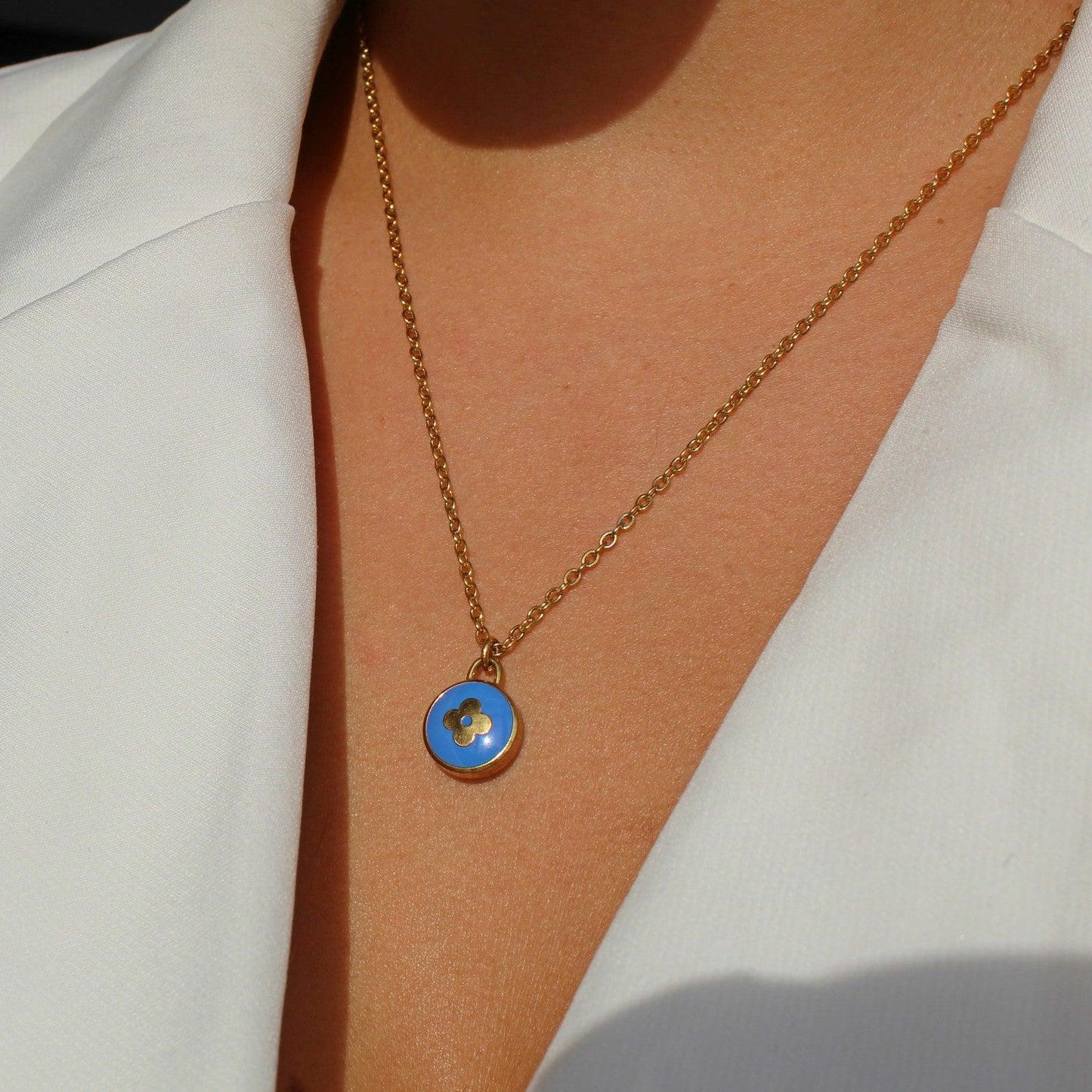 Authentic Louis Vuitton Pastilles Peacock Blue Pendant Pastilles