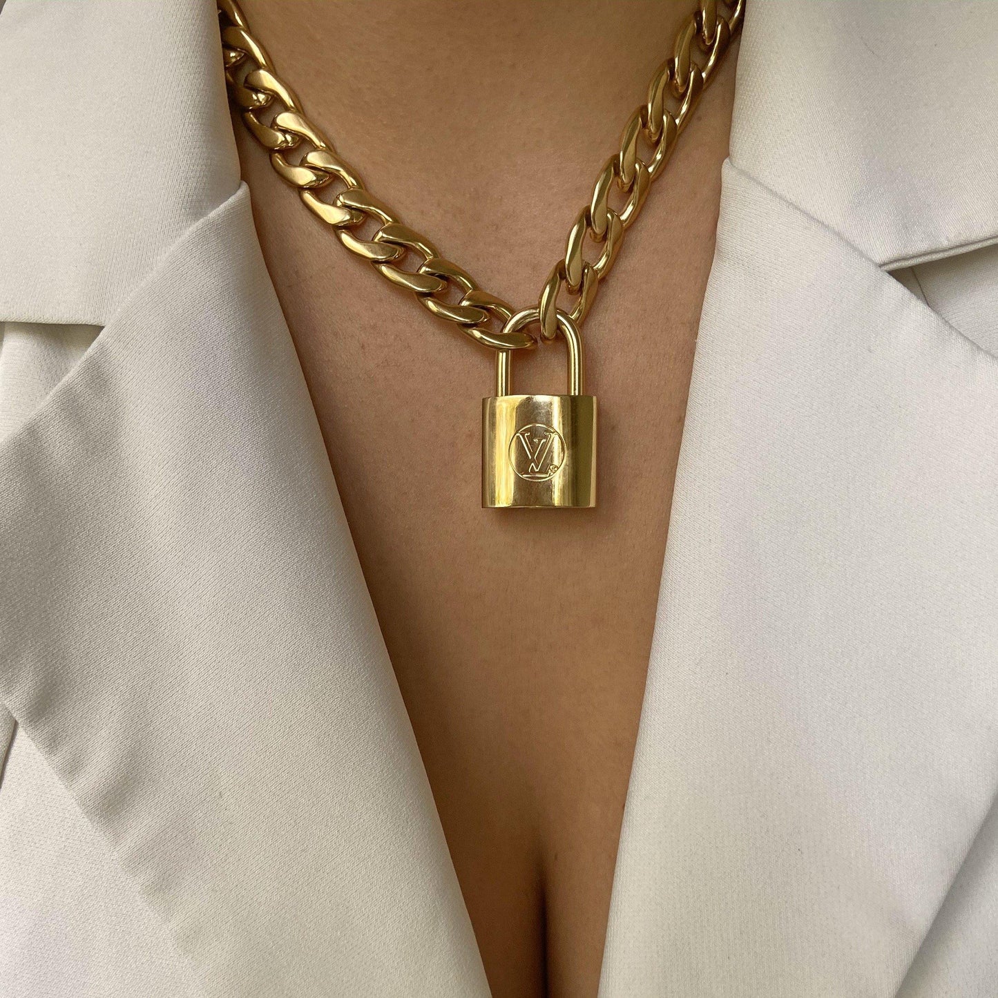 Authentic Louis Vuitton Padlock Collection 2019 rare edition - Necklace