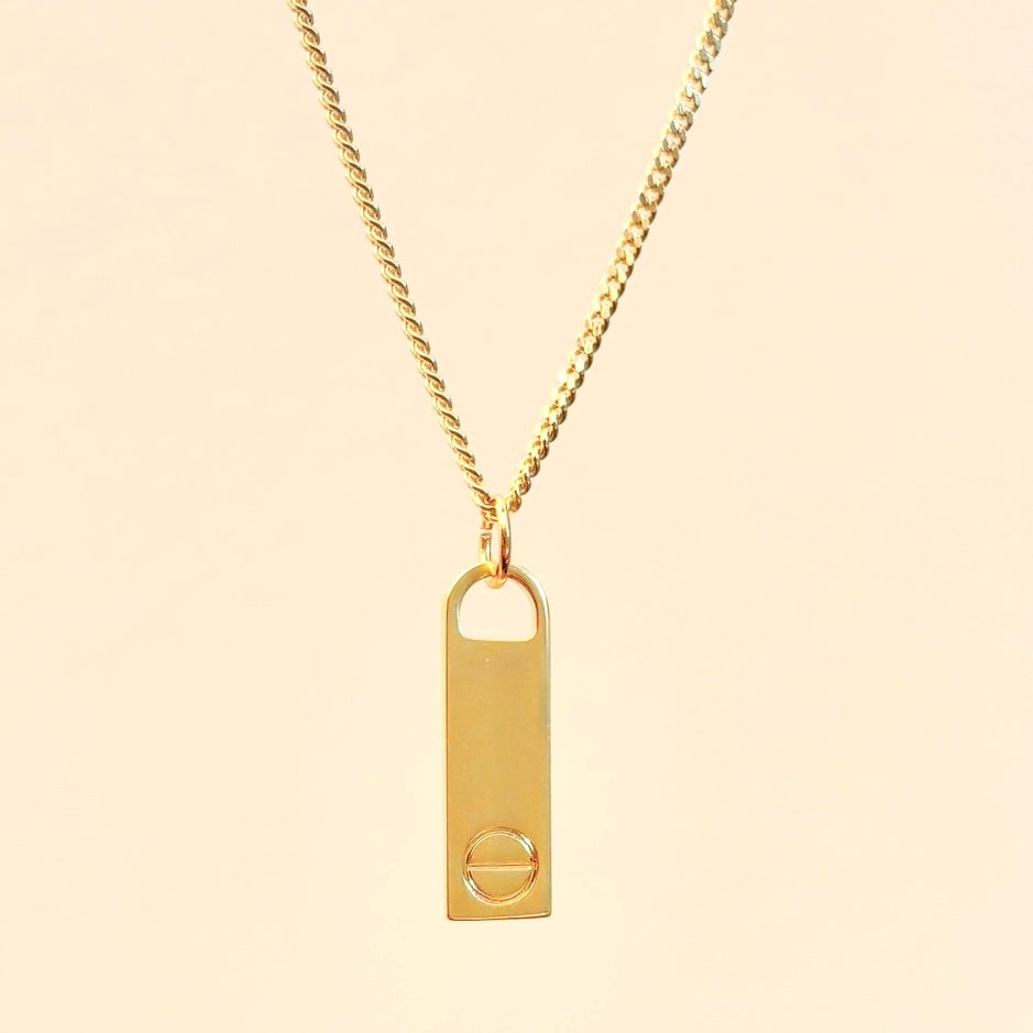 Authentic repurposed Cartier love necklace