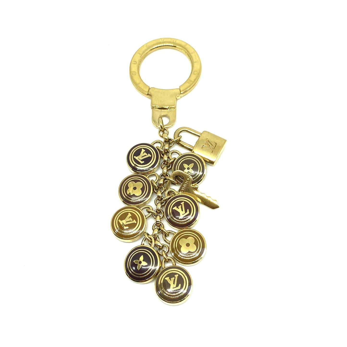 Authentic Louis Vuitton Chocolate Pendant Necklace