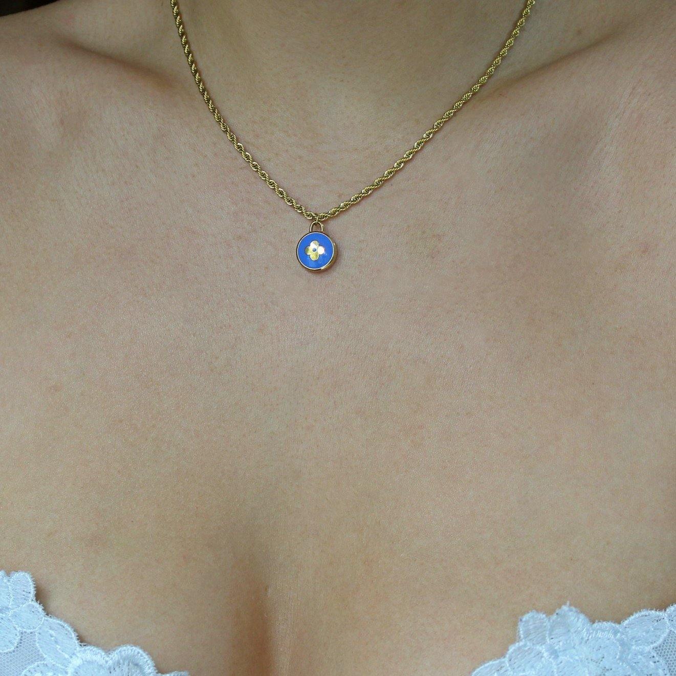 Authentic Louis Vuitton Pendant Reworked Pastilles Pendant