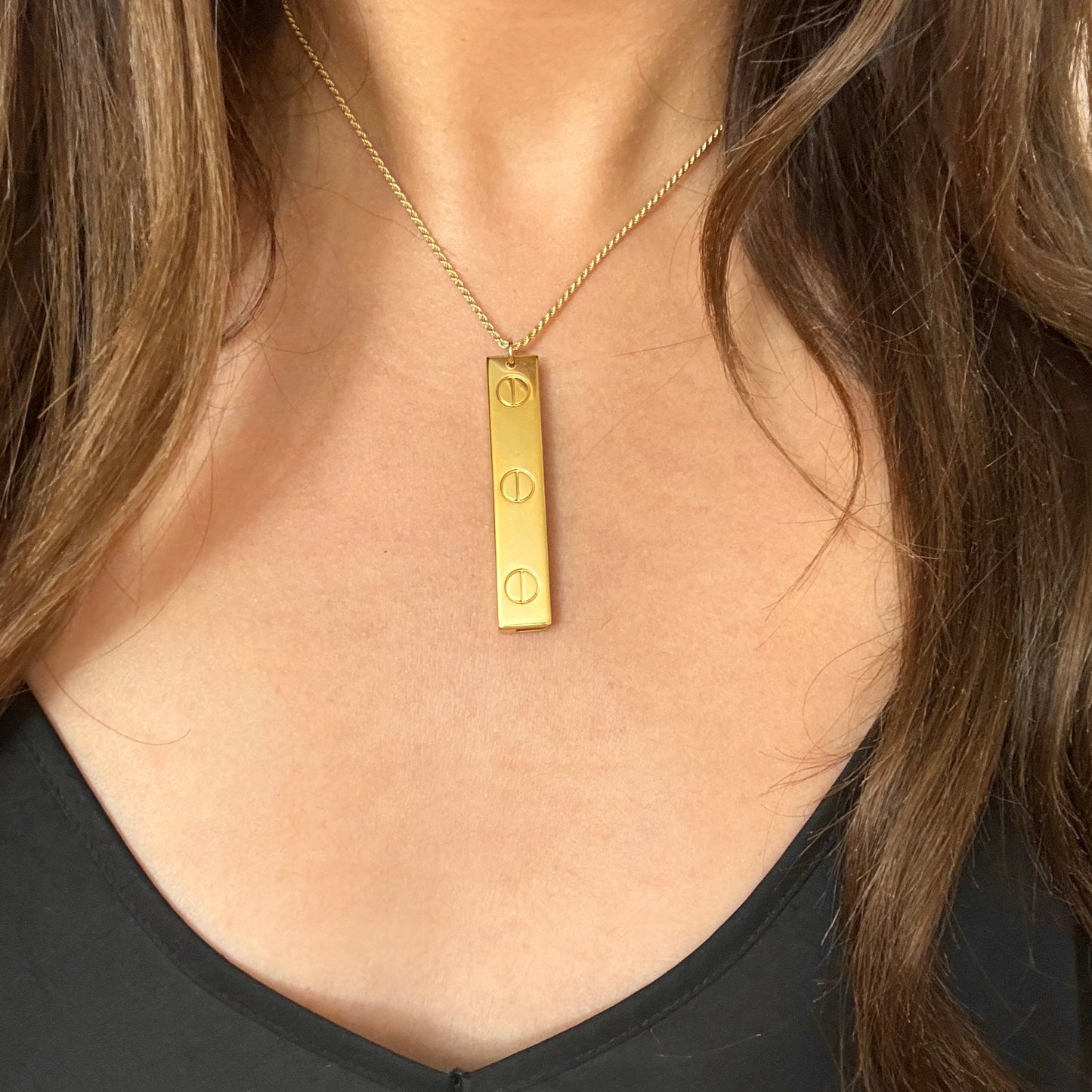 Authentic repurposed Cartier love necklace