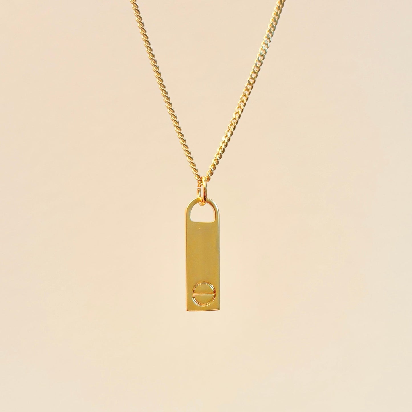 Authentic repurposed Cartier love necklace