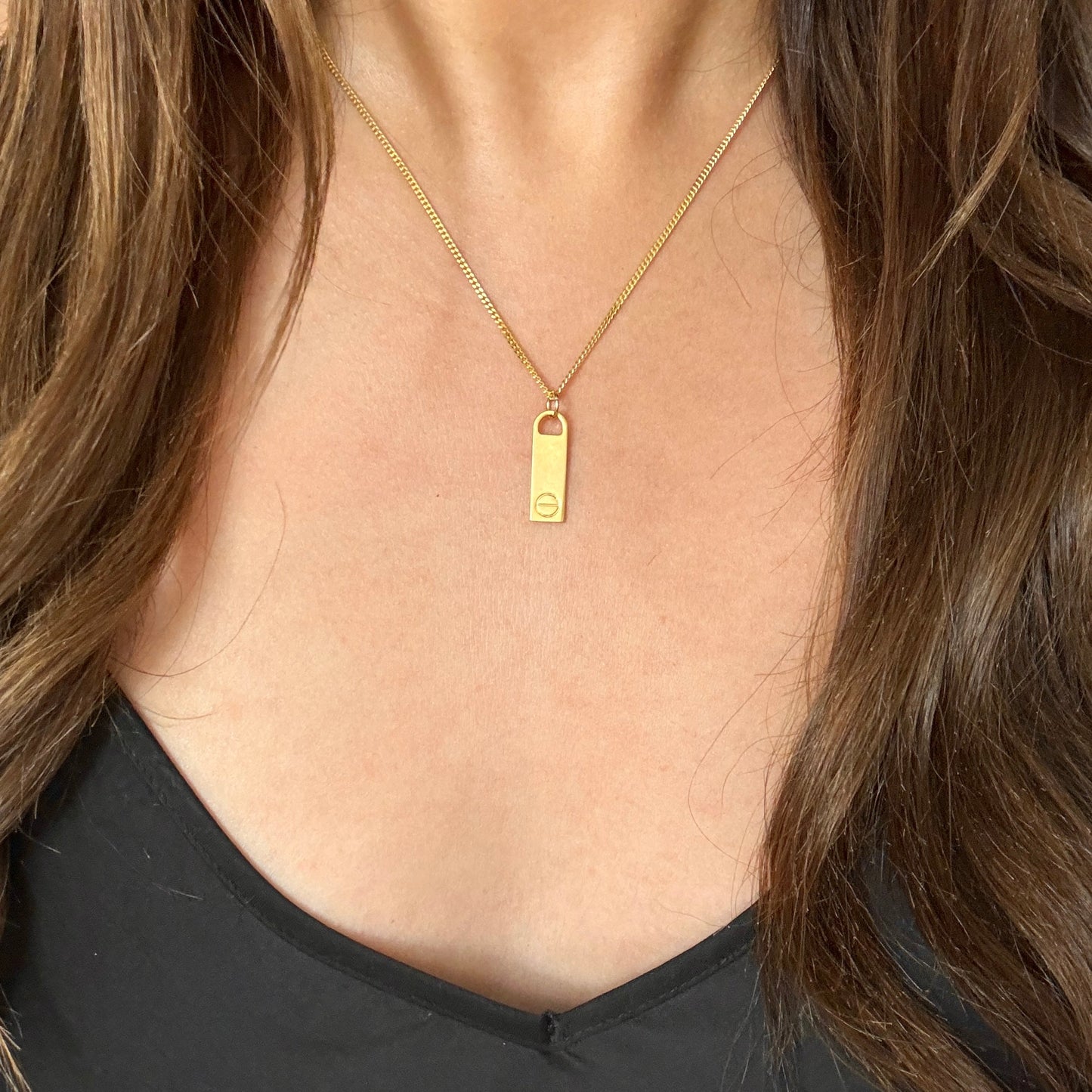Authentic repurposed Cartier love necklace