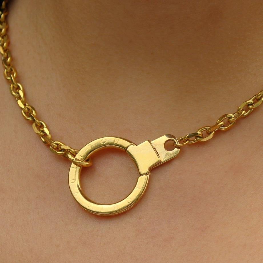 Authentic Louis Vuitton Ring- Reworked Necklace