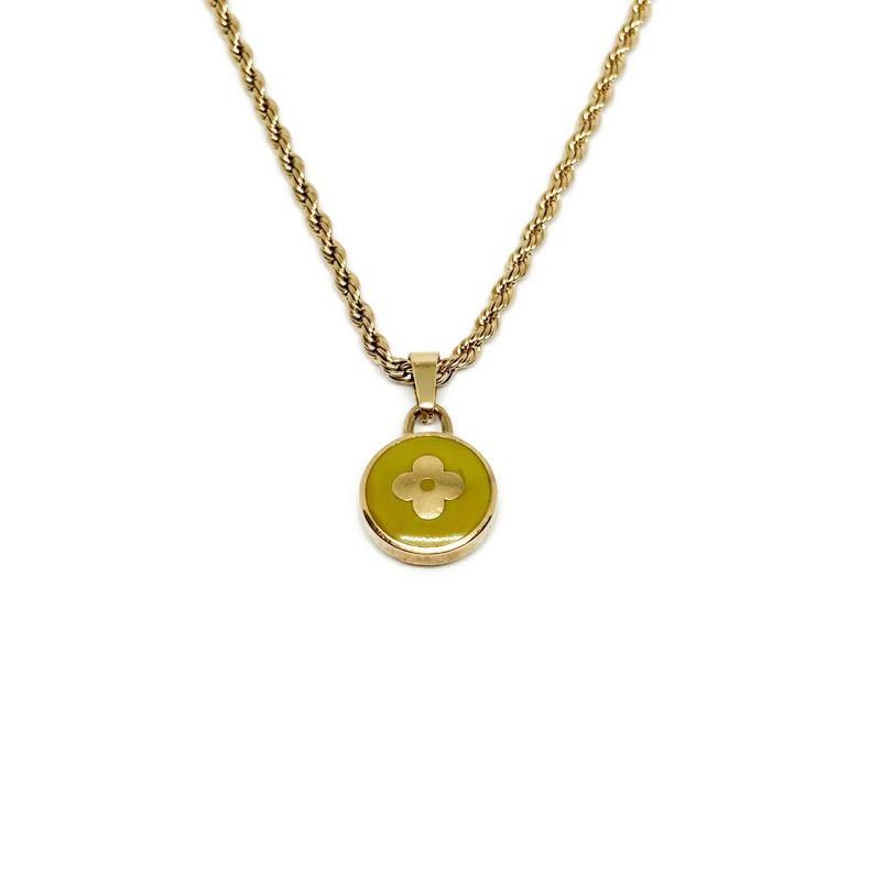 Authentic Louis Vuitton Green Pear Pendant Pastilles