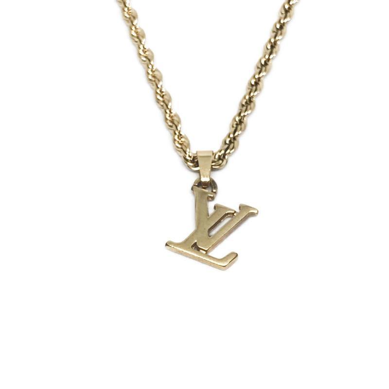 Authentic Louis Vuitton Pendant Logo Reworked Pendant