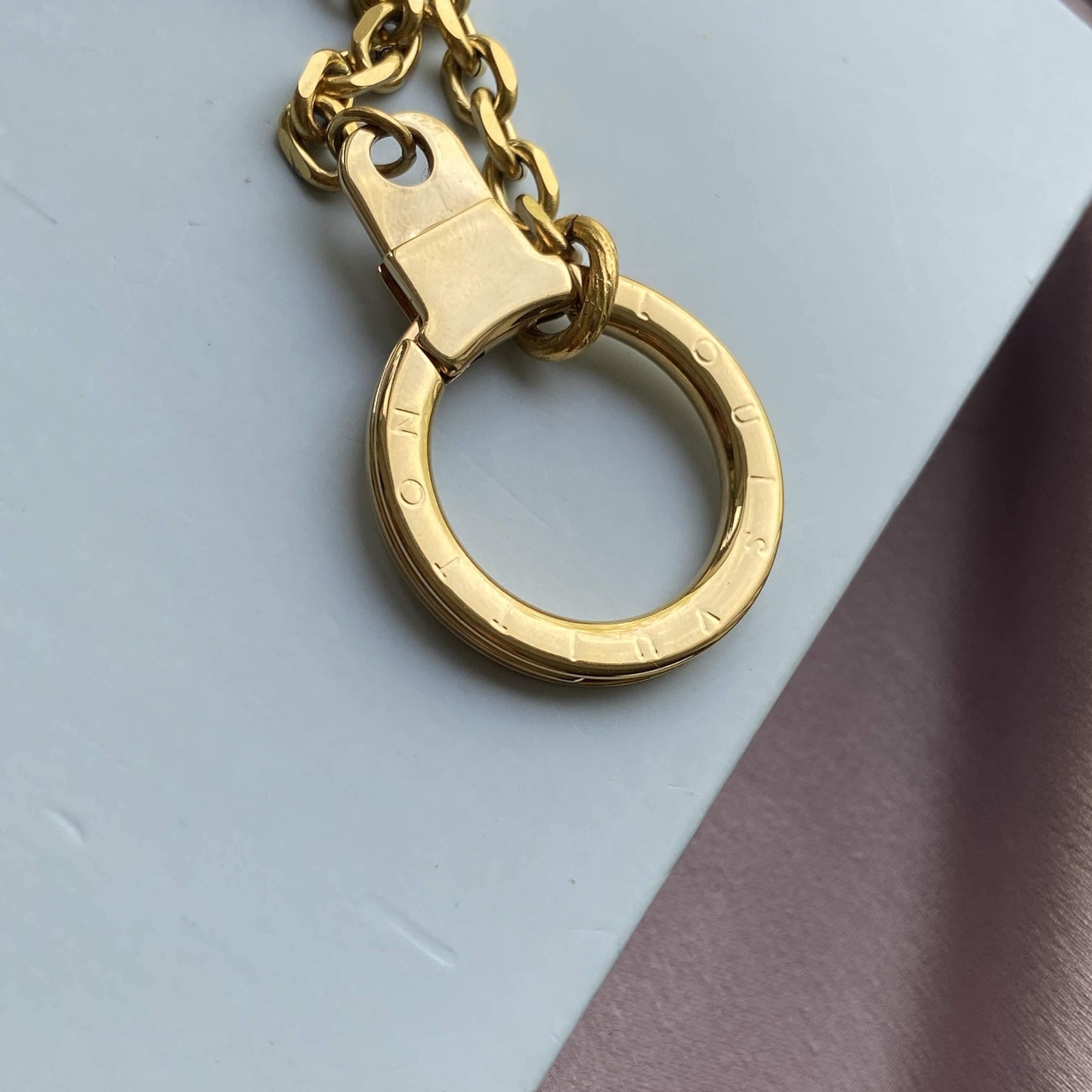 Authentic Louis Vuitton Ring- Reworked Necklace