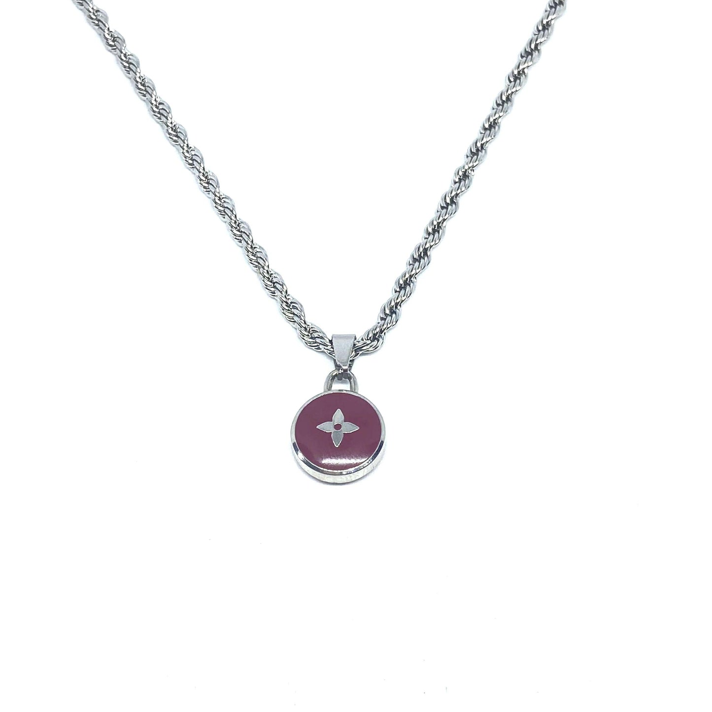 Authentic Louis Vuitton Pendant Reworked Necklace