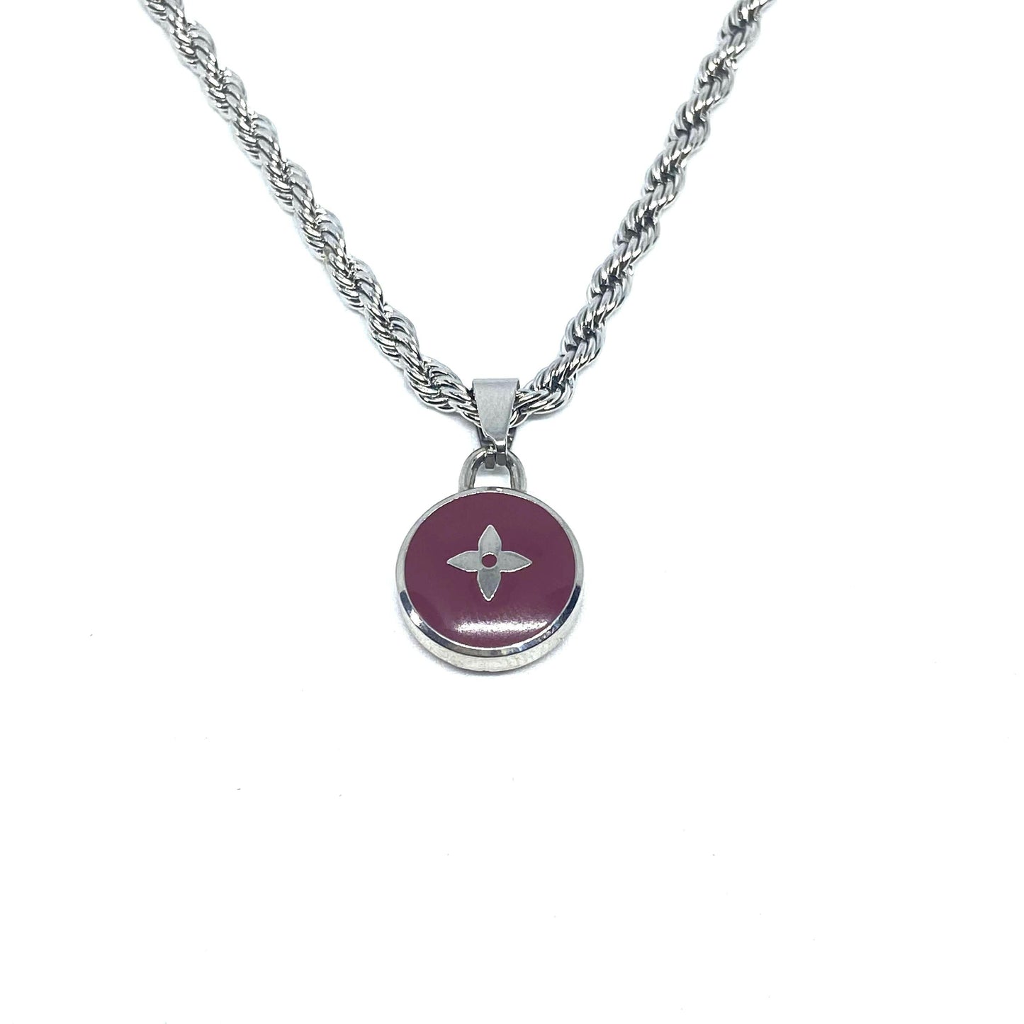 Authentic Louis Vuitton Pendant Reworked Necklace
