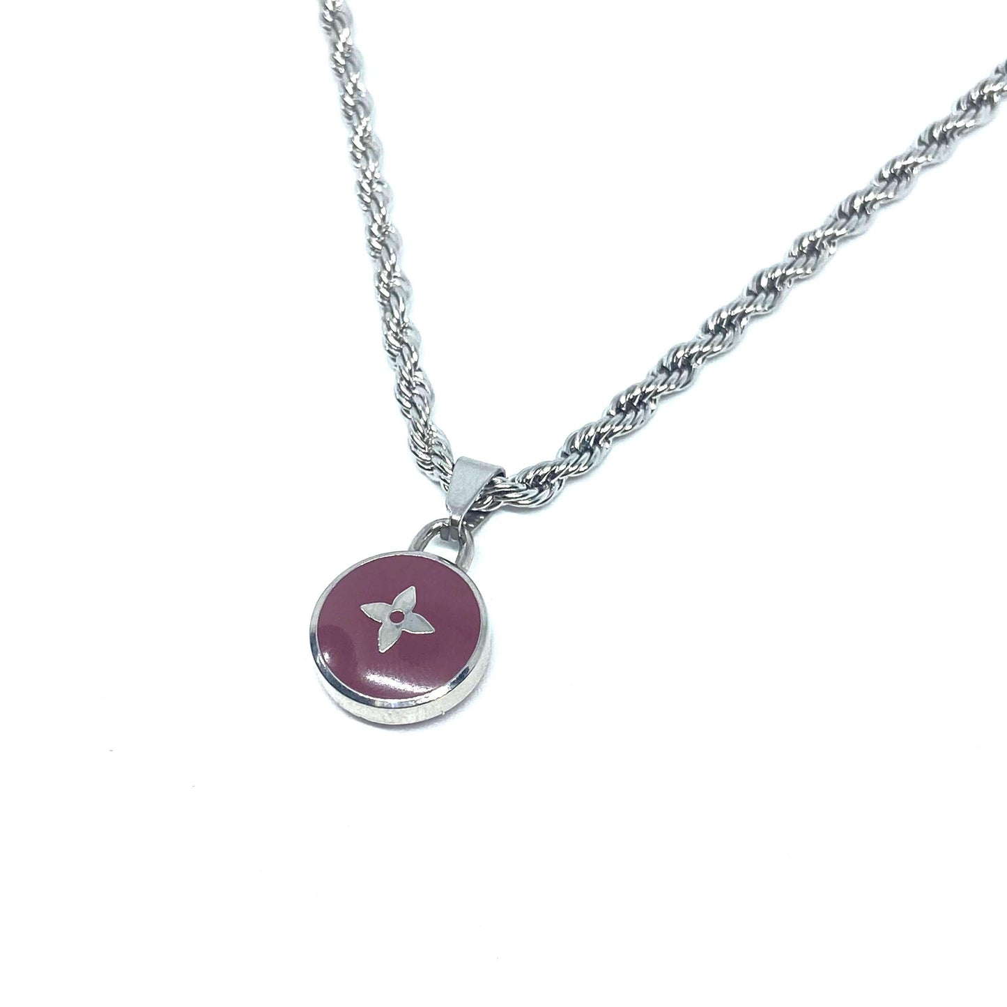 Authentic Louis Vuitton Pendant Reworked Necklace