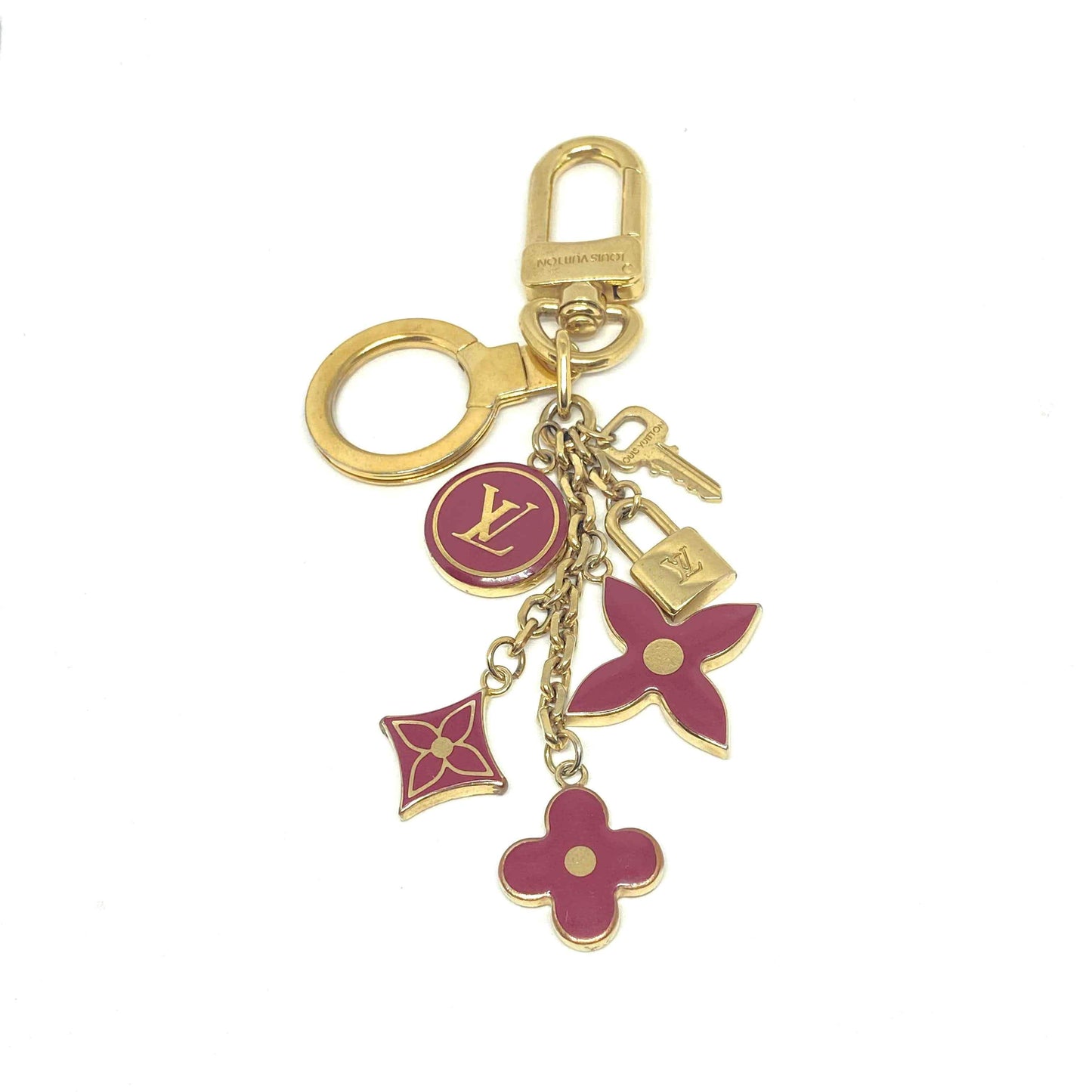 Authentic Louis Vuitton Pendant Red- Necklace