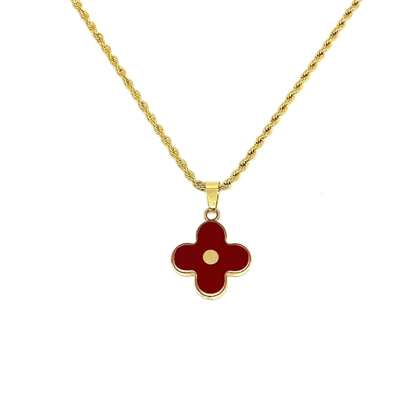 Authentic Louis Vuitton Pendant Red- Necklace