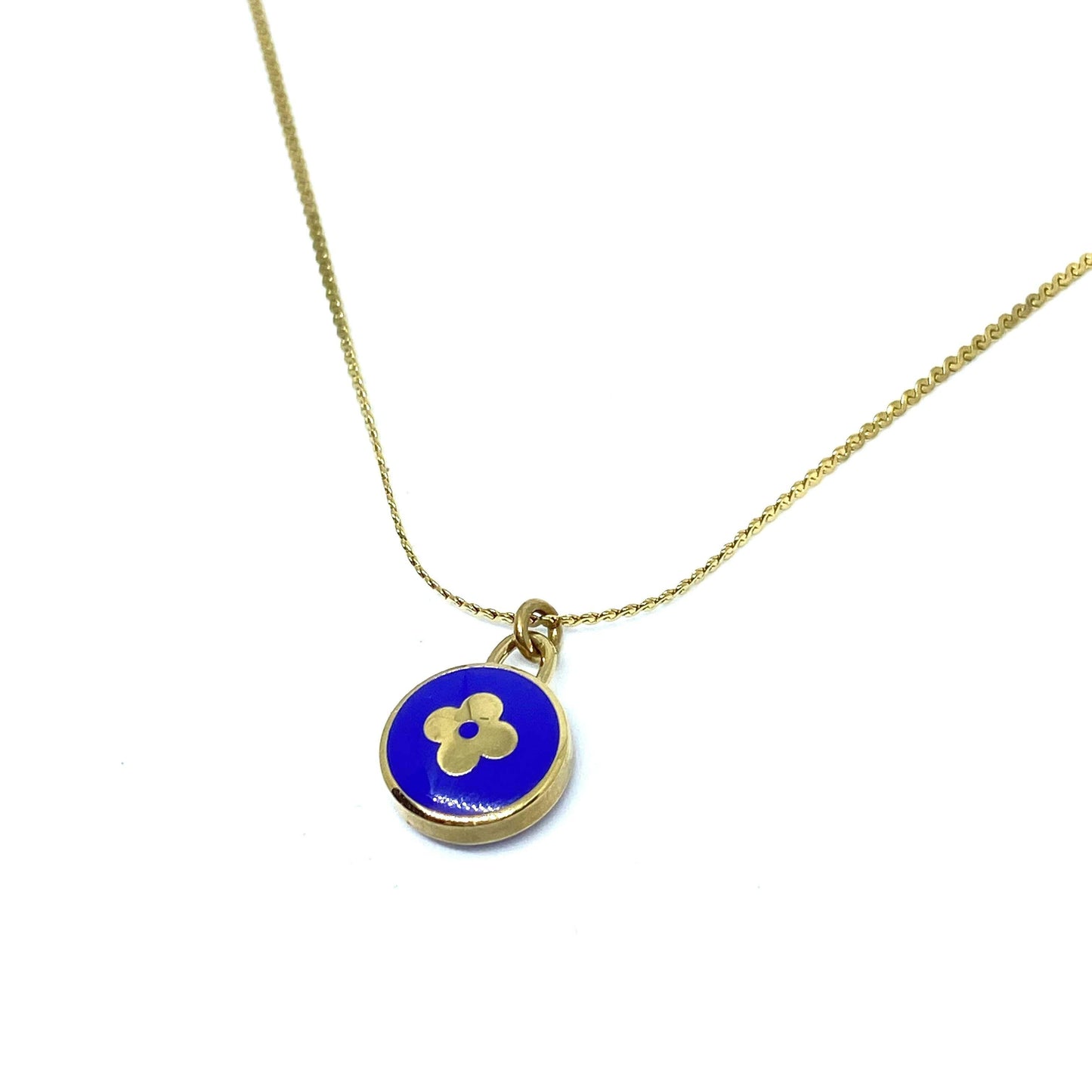 Authentic Louis Vuitton Blue Pendant Pastilles