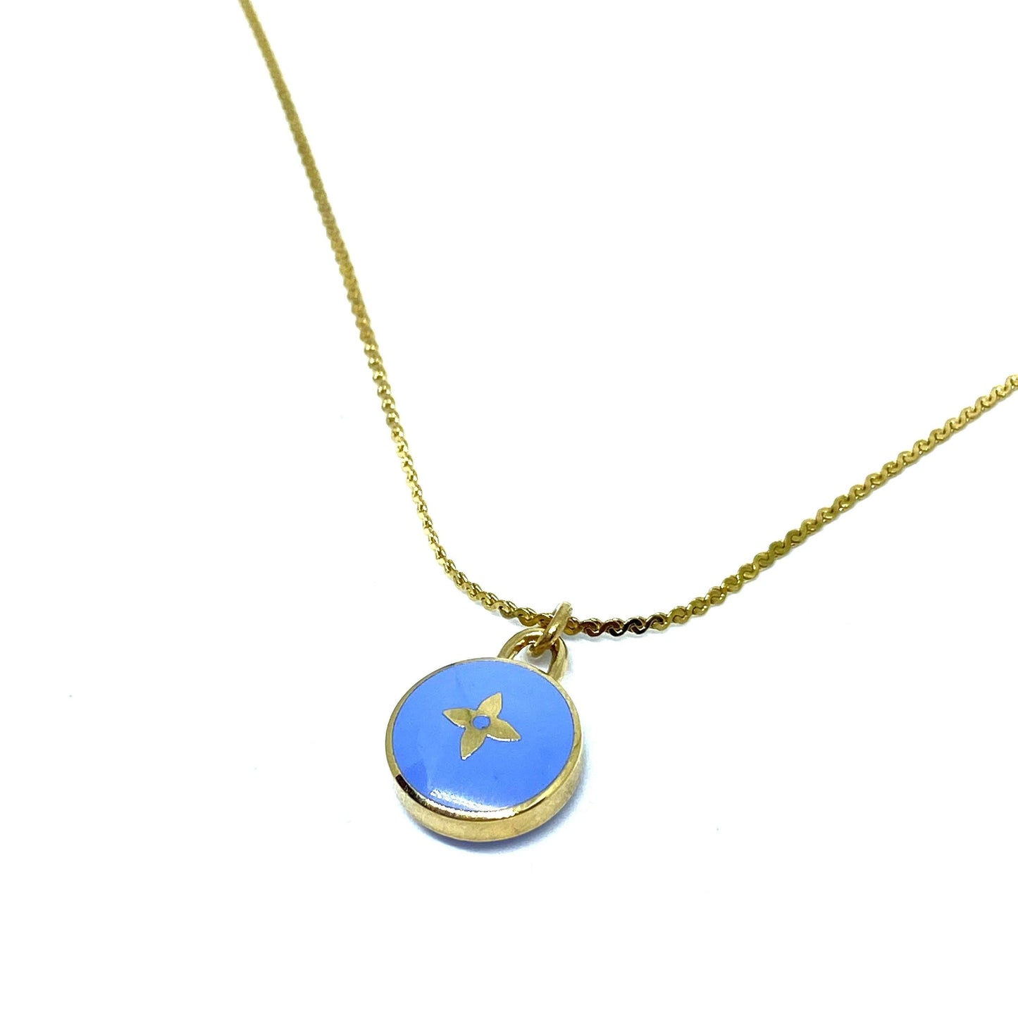 Authentic Louis Vuitton Blue Pendant Pastilles