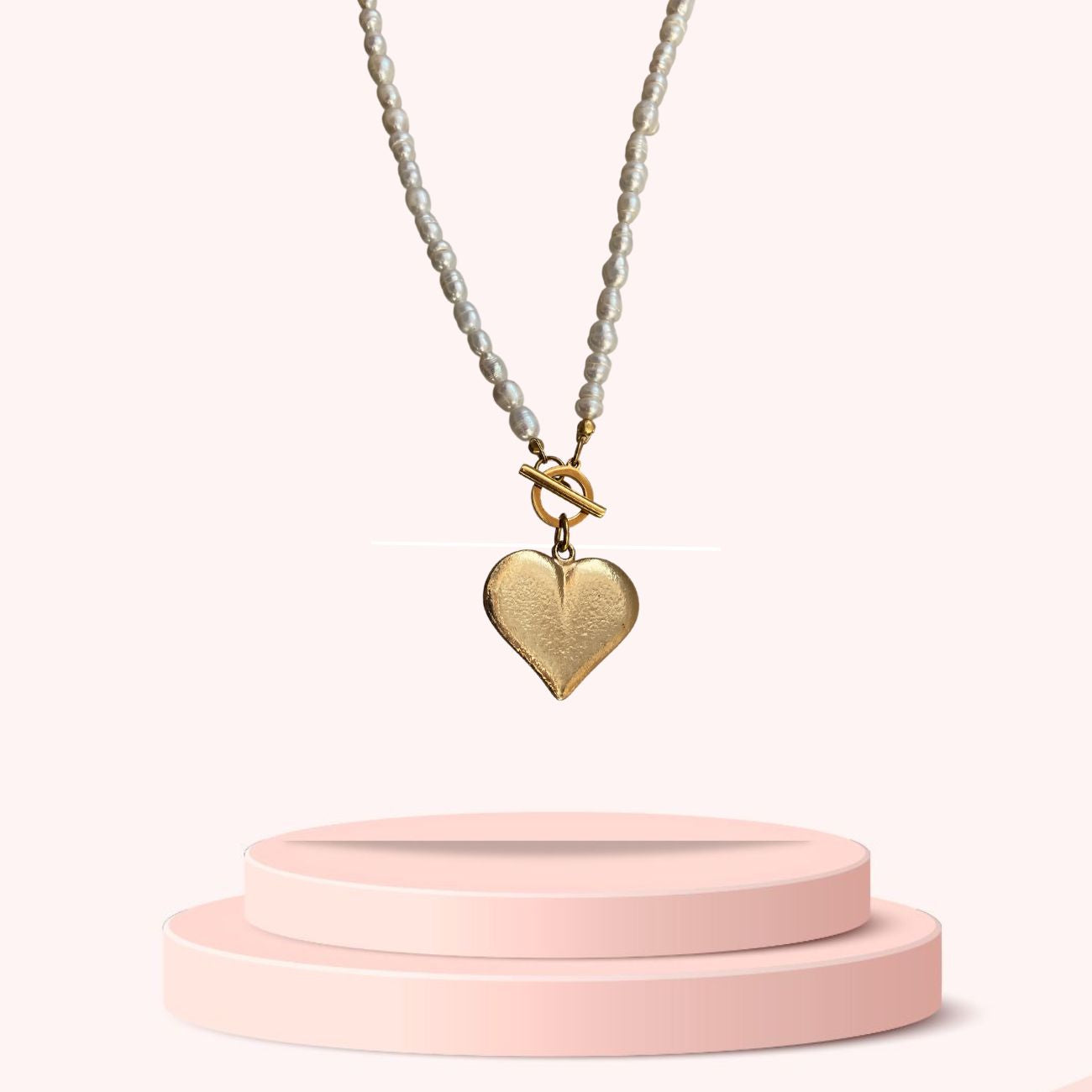 Authentic Louis Vuitton Raye Heart Pendant- Reworked Necklace