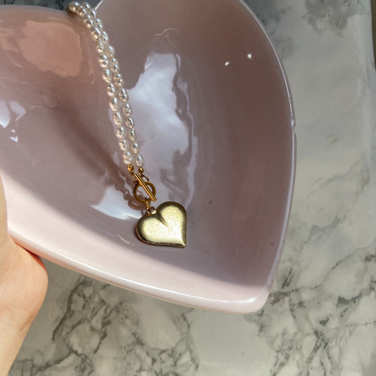 Authentic Louis Vuitton Raye Heart Pendant- Reworked Necklace