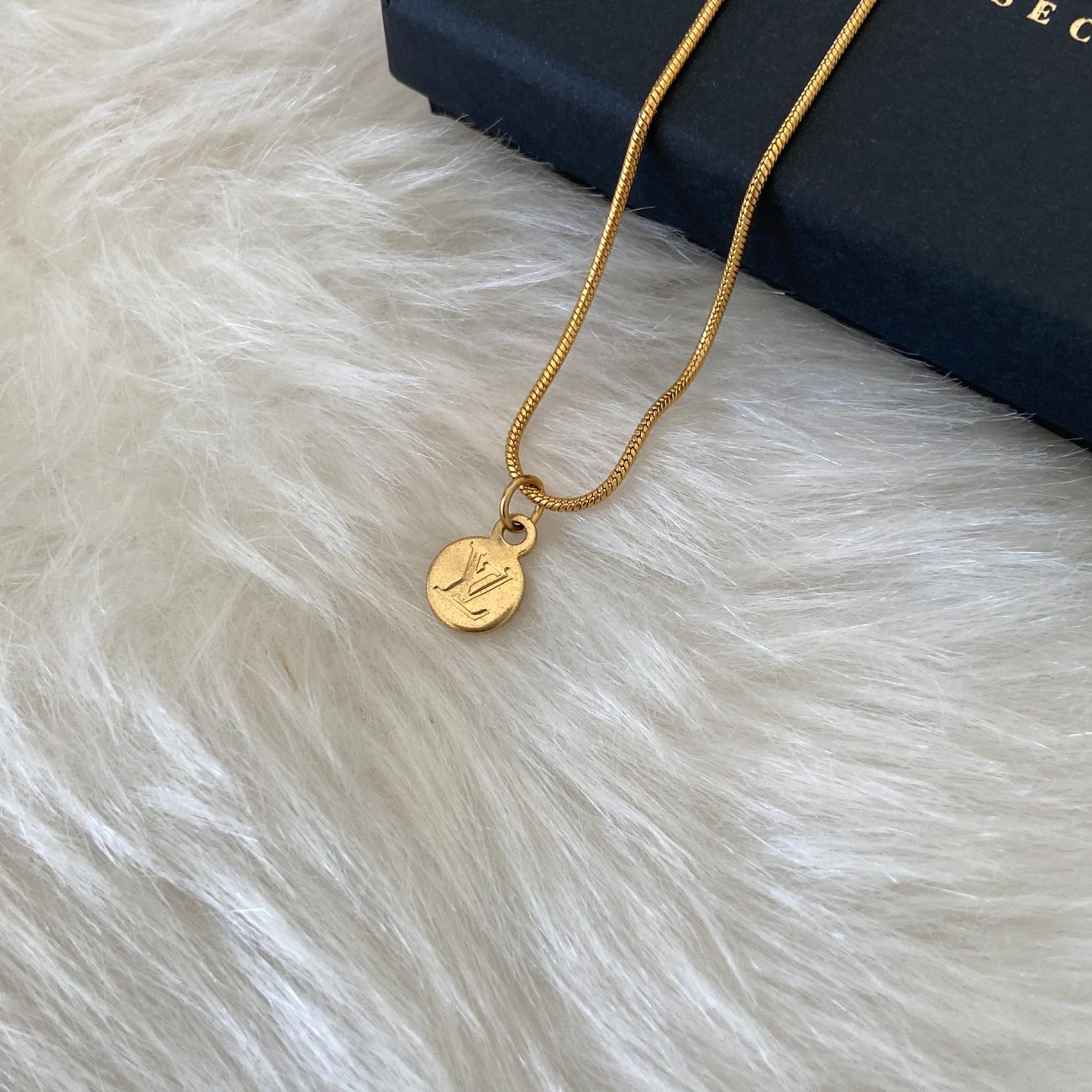 Authentic Louis Vuitton Mini Pendant - Reworked Necklace