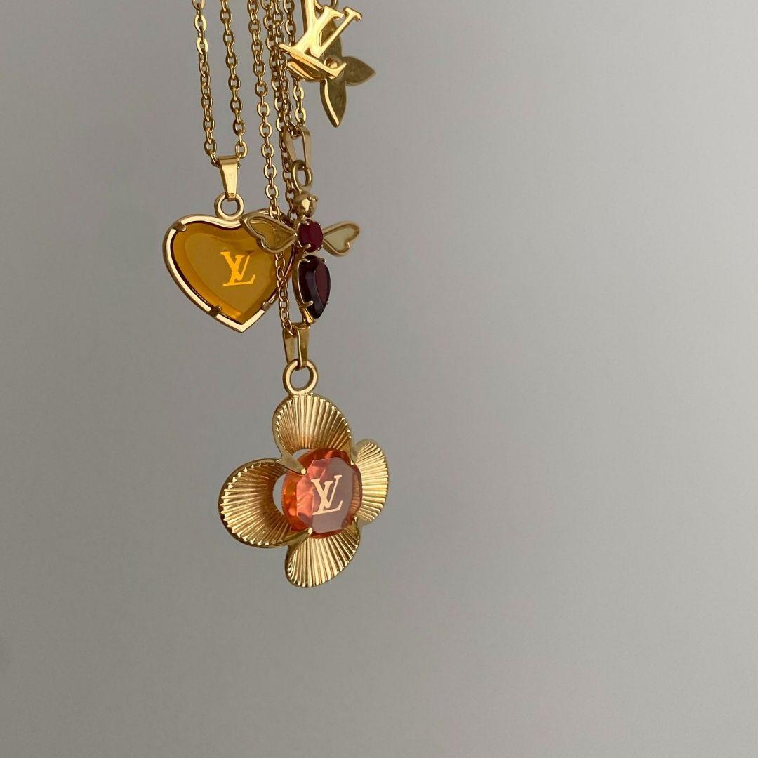 Authentic Louis Vuitton Pendant-Reworked Necklace