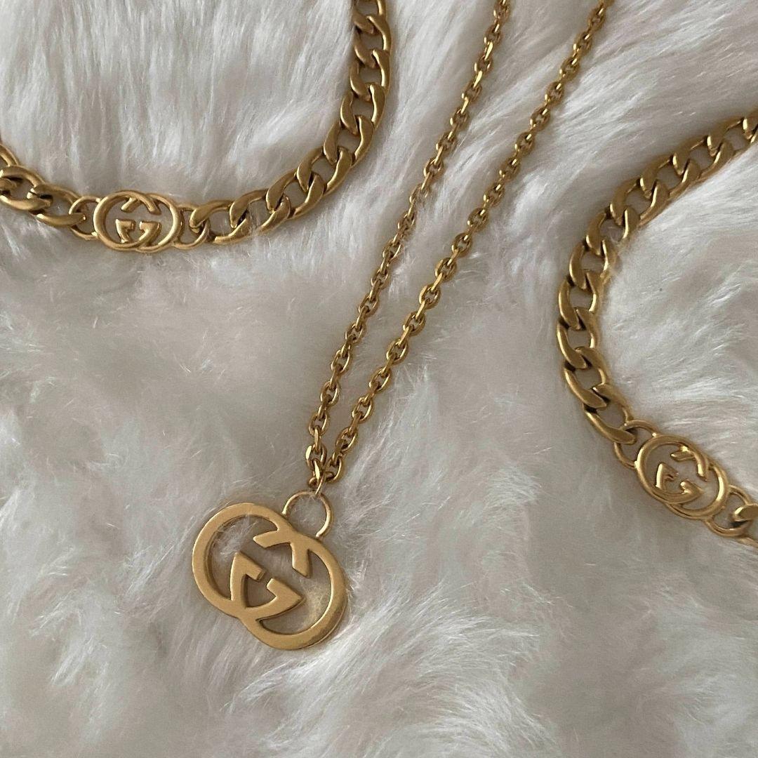 Authentic Gucci Pendant- Repurposed Choker