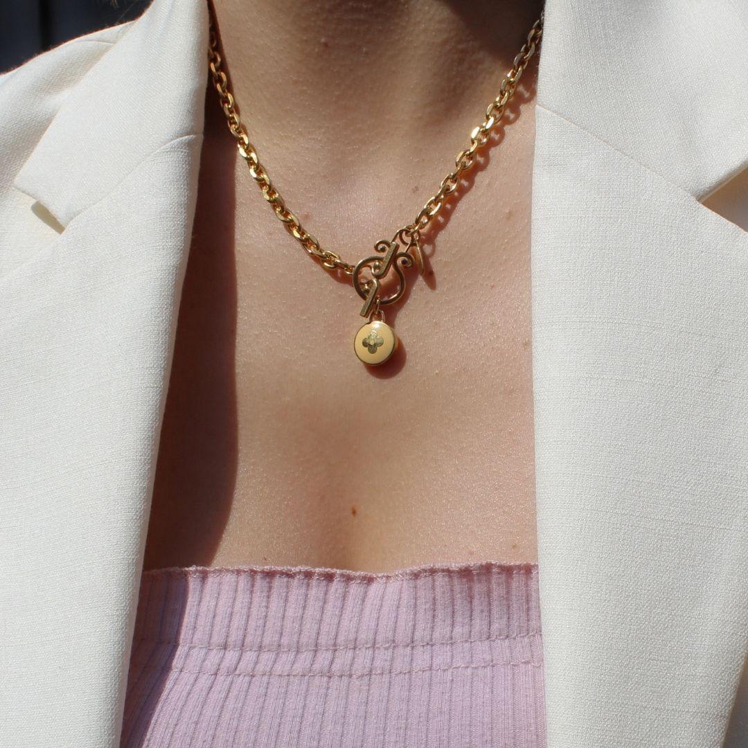 Authentic Louis Vuitton Pendant- Necklace