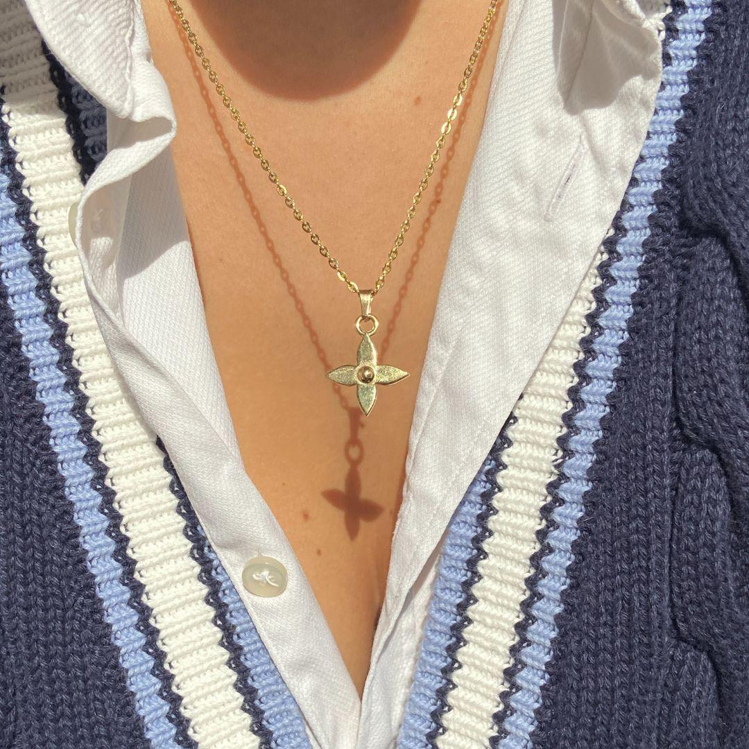 Authentic Louis Vuitton Pendant-Reworked Necklace