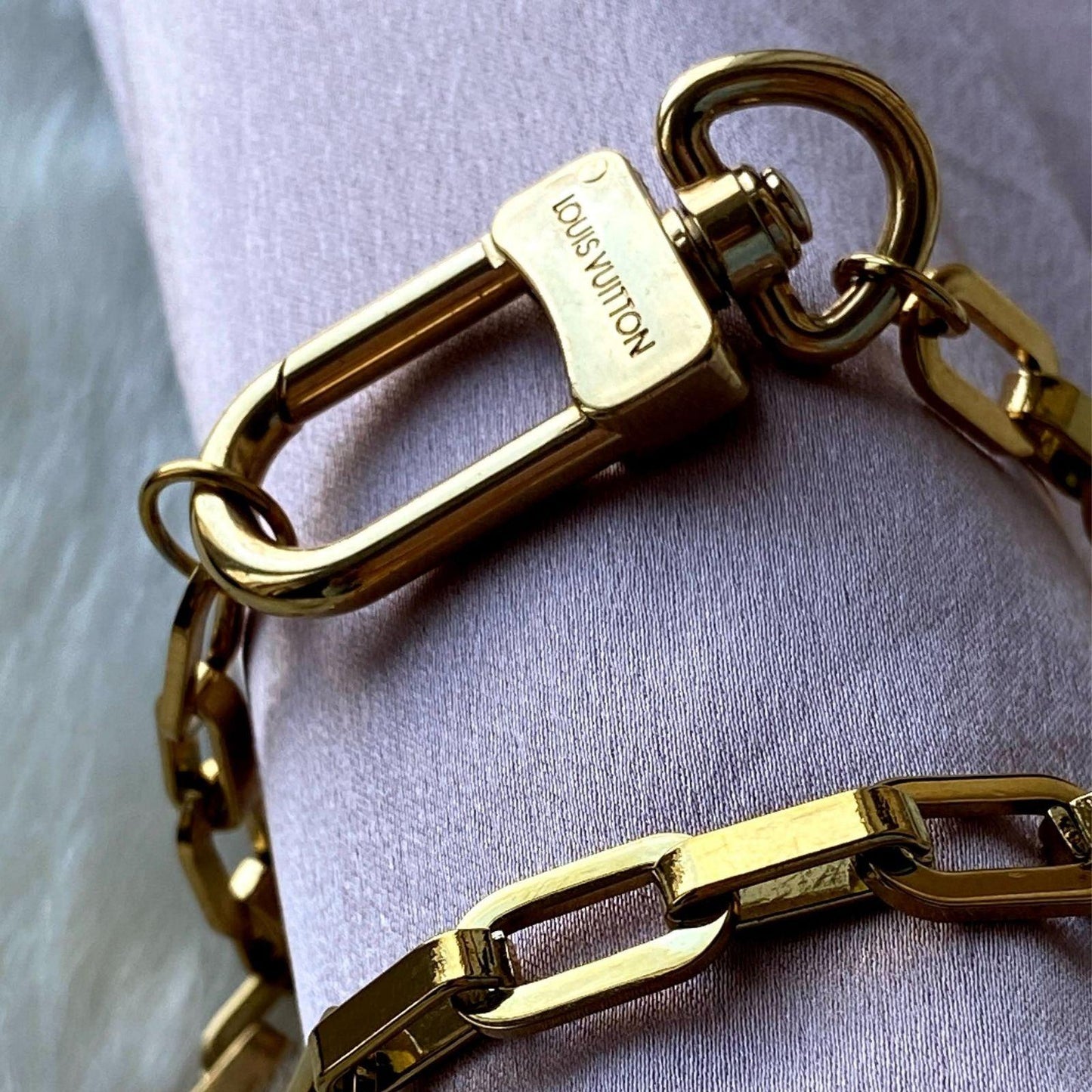 Authentic Louis Vuitton Clasp- Reworked Necklace