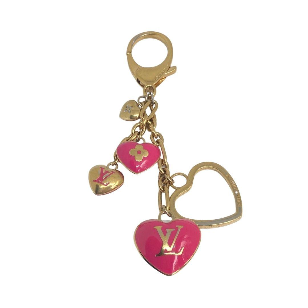 Authentic Louis Vuitton Pendant Big Coeur -Reworked Necklace