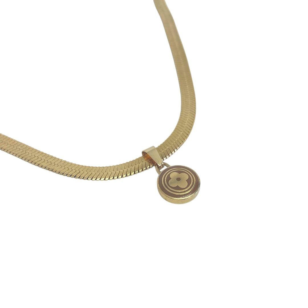 Authentic Louis Vuitton Pastilles Pendant Necklace