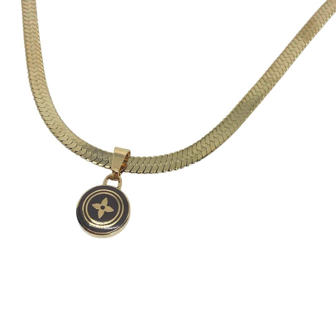 Authentic Louis Vuitton Pastilles Pendant Necklace