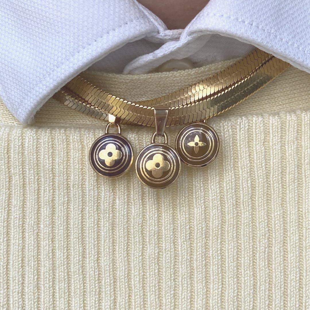Authentic Louis Vuitton Pastilles Pendant Necklace