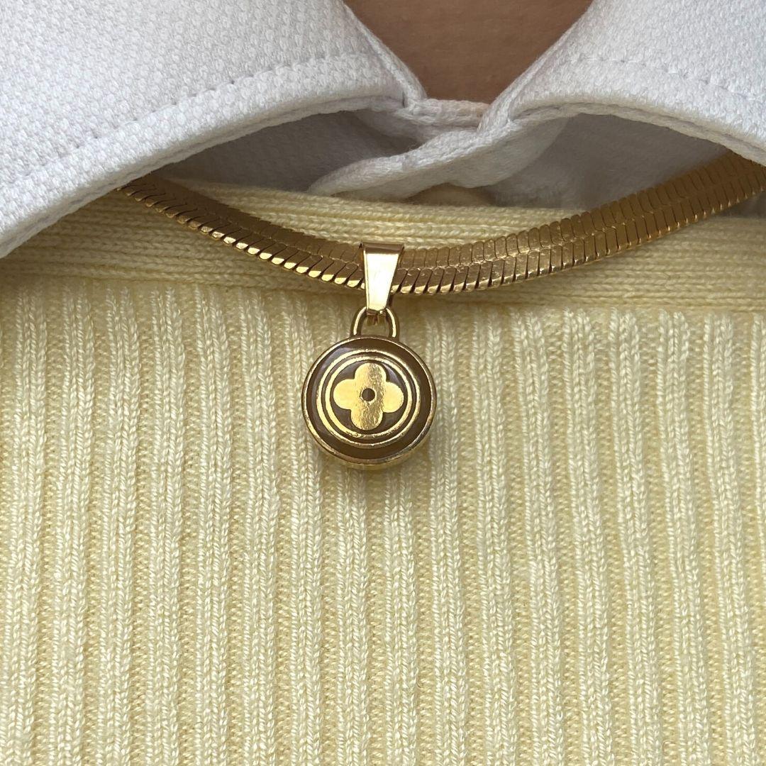 Authentic Louis Vuitton Pastilles Pendant Necklace