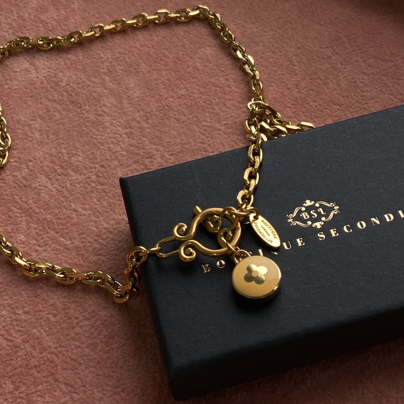 Authentic Louis Vuitton Pendant- Necklace