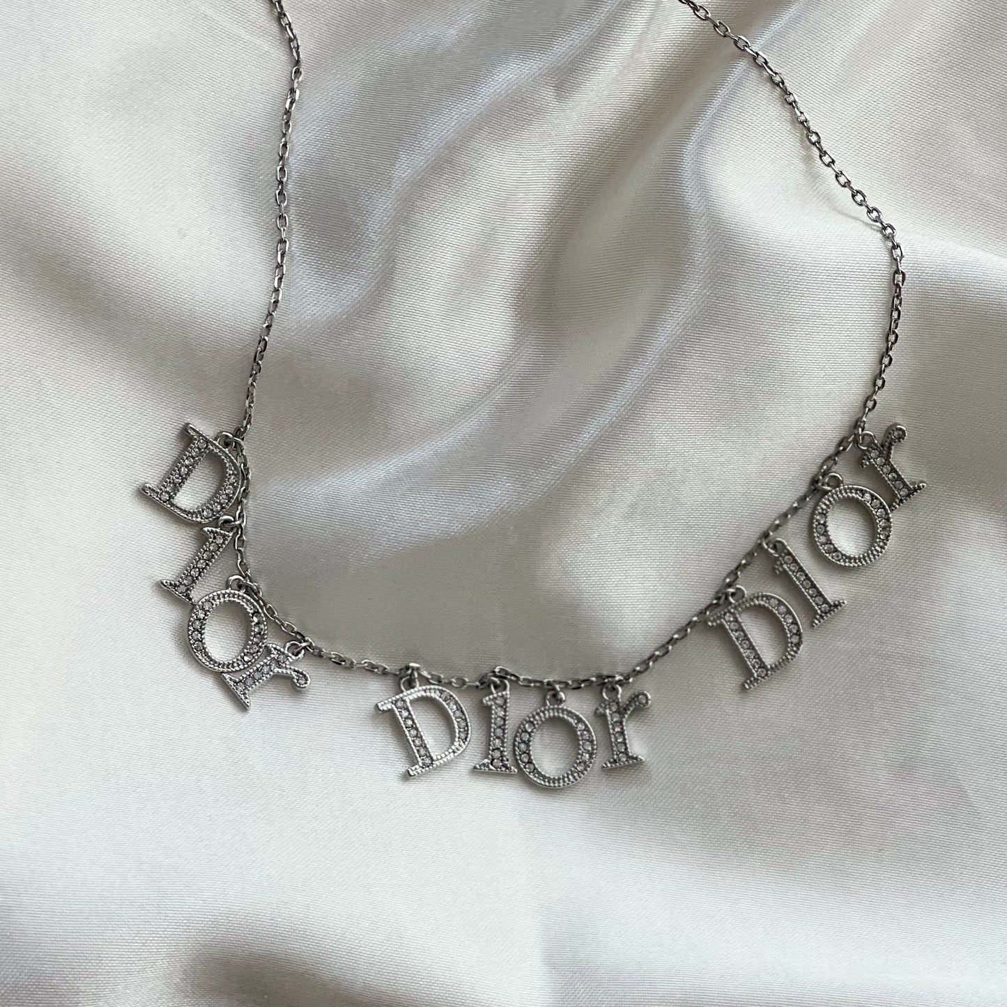 J’adore Silver Letter Necklace