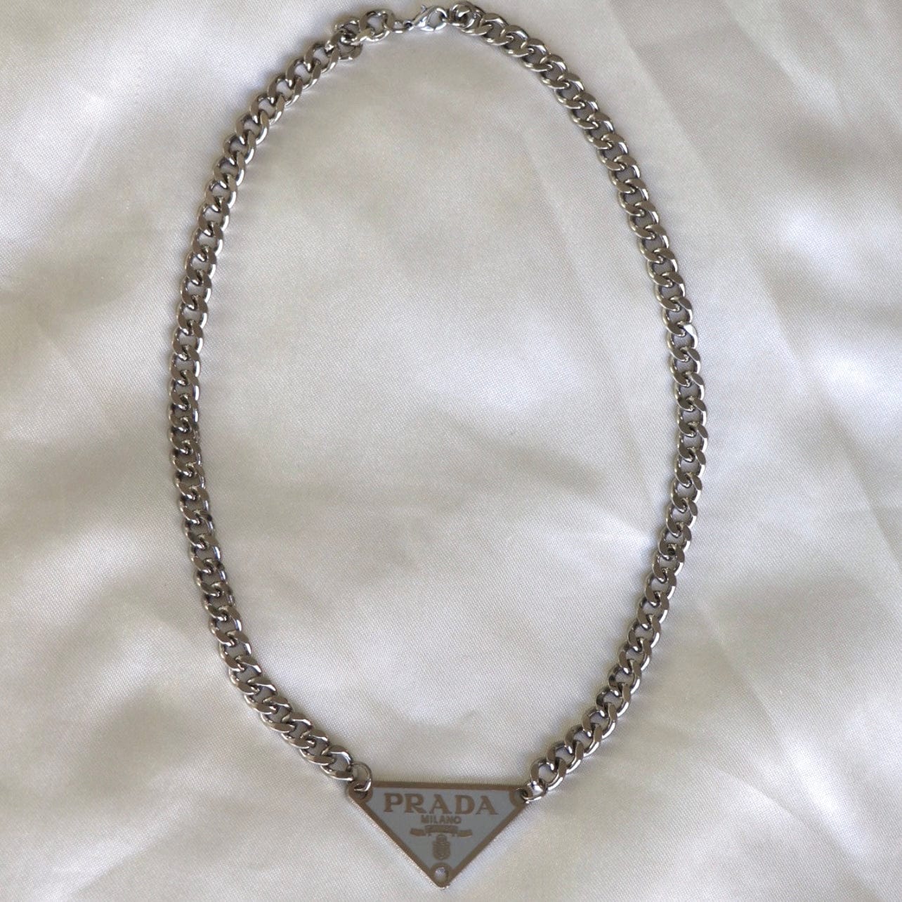 Milano Argent Tag Necklace