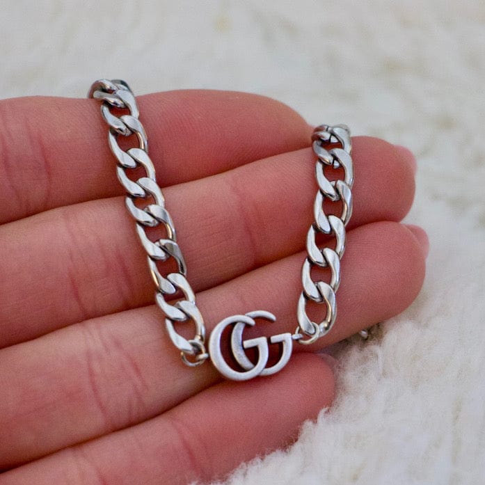 Silver GG Choker