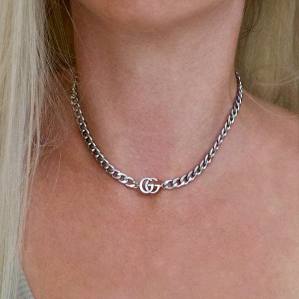 Silver GG Choker